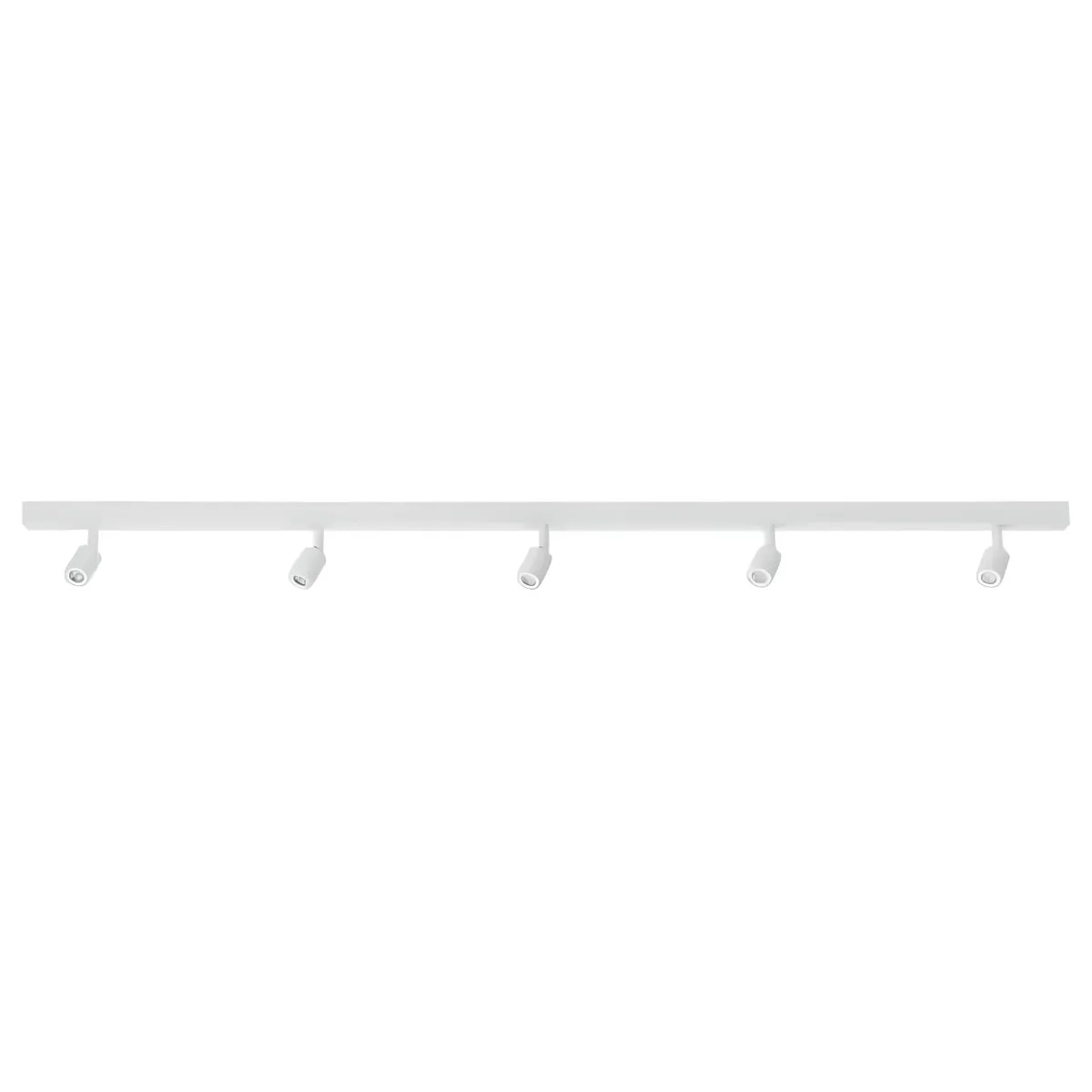 IKEA BAVE white LED ceiling track, 5-spots