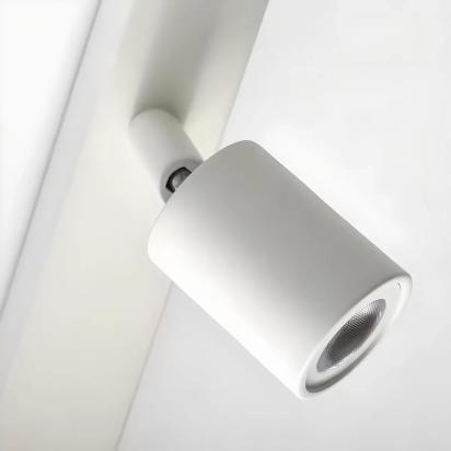 IKEA BAVE white LED ceiling track, 5-spots