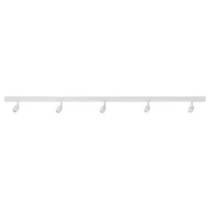 IKEA BAVE white LED ceiling track, 5-spots